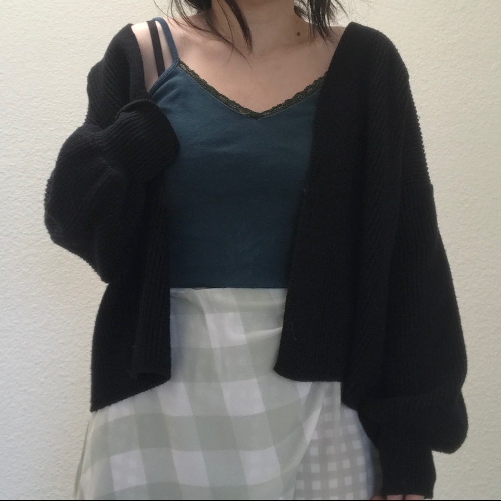 Wildflower Balloon sleeve cardigan sweater